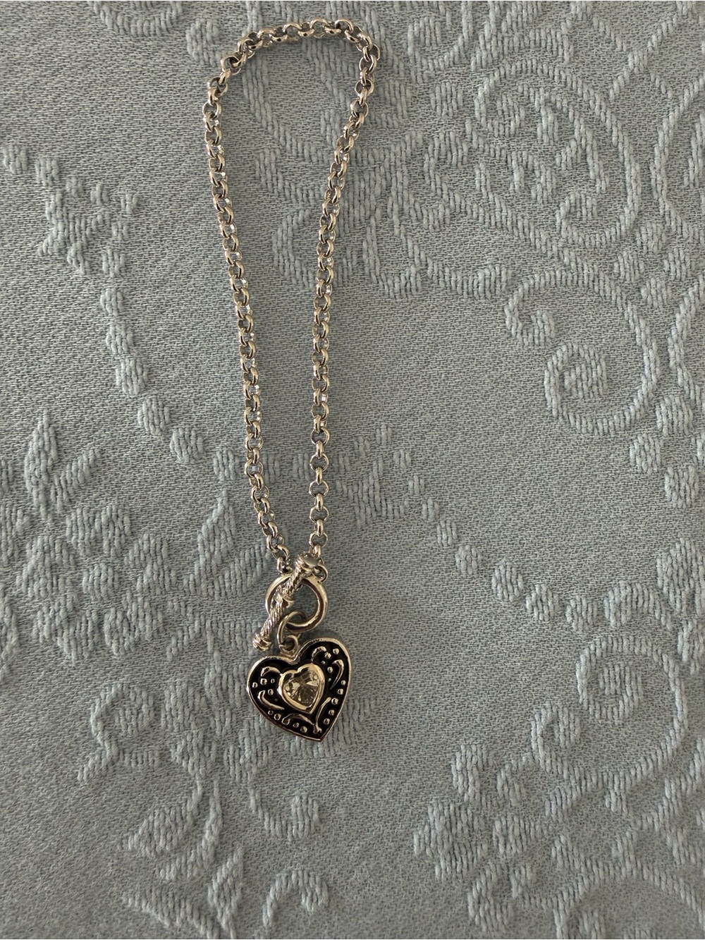 Gold Heart Pendant Necklace - Women's Jewelry